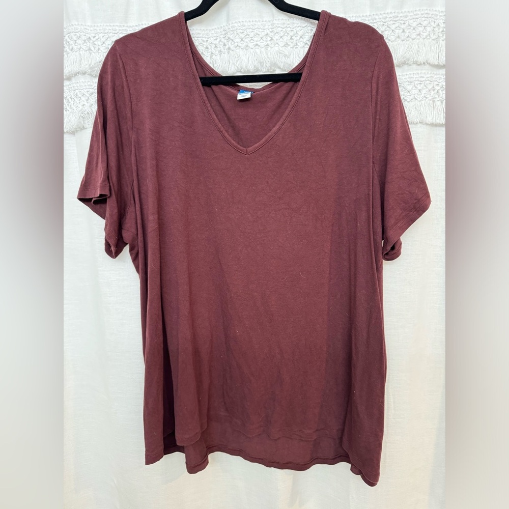 Old Navy Luxe V-Neck T-Shirt XXL TALL
